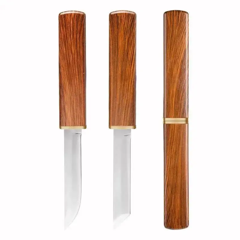 Portable Outdoor Camping Knife Set, Dual Blade Design with Gift Box, Well Designed Blades, Great Men's Gift Idea, Compact and Durable for Hiking & Travel, Portable Multipurpose Knives, Versatile Tool, Multi Functional Knives