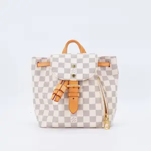 Pre-owned Louis Vuitton pvc Backpacks Damier Azur Sperone BB Backpack Bgp202336