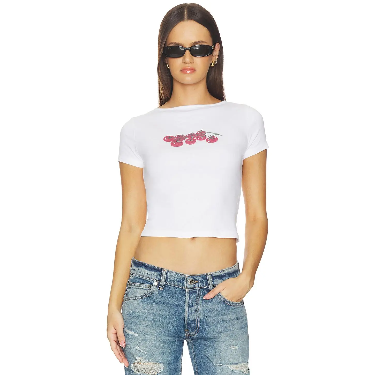 Lisa Says Gah Alex Tee Shirt in Pomodoro
