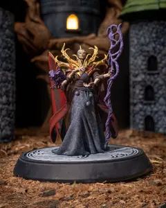 Handcrafted DnD NPC Mad Scholar Alastor Bermoth Paintable Minis - Resin Quest Figurine, Arcane Fantasy Statue, Tabletop Enthusiasts Home Decor Collectible