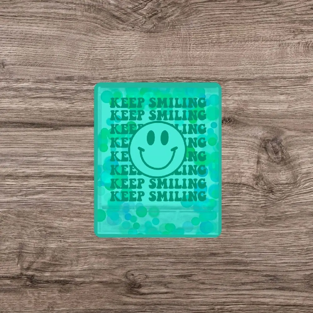 Keep Smiling Polaroid Photo Stickers