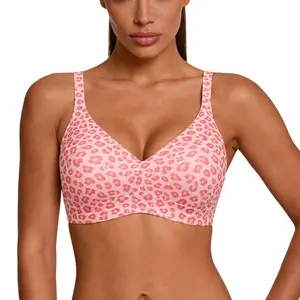Wireless Women Comfortable Push Up Bras Wireless Seamless Full Coverage Bra Buttery Soft Everyday Tshirt Bra