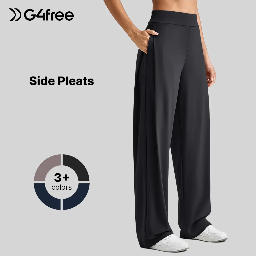G4Free ShiftReady Wide Leg Dress Pants Women with Pockets High Waisted Trousers Pant Business Casual Petite/Regular/Tall G4Free ShiftReady Wide Leg Dress Pants Women with Pockets High Waisted Trousers Pant Business Casual Petite/Regular/Tall