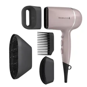 Pro Wet2Style Ceramic Ionic Hair Dryer with 4 Attachments, Purple