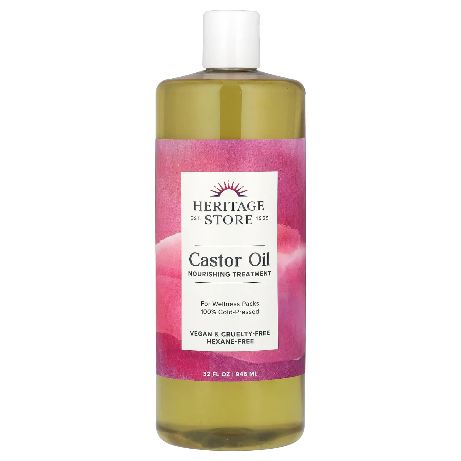 Heritage Store Castor Oil, Nourishing Treatment, 32 fl oz (946 ml) Heritage Store Castor Oil, Nourishing Treatment, 32 fl oz (946 ml)