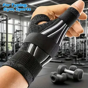 2pcs/1pc Ergonomic Wrist Brace with Thumb Support - Carpal Tunnel Wrist Brace, comes with adjustable thumb support, suitable for left or right hand, 270° wrap-around design, 3 strap design to ensure a perfect fit, Wrist Wraps