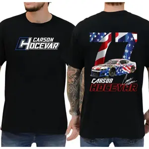 100% Cotton - Hocevar 77 Racing 2026 Motorsport Graphic T-Shirt Street Style Race Day Tee for Men ,t Shirt for Men Graphic Tee