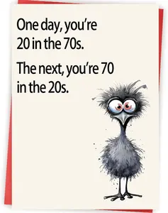 Funny 70th Birthday Card Gifts for Women Men, Happy 70th Birthday Decorations for Dad Mom, Cool Gifts for 70 Year Old Woman Man