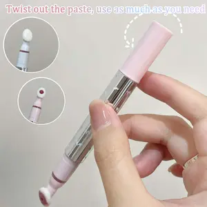 HERORANGE 7 colors available Single-pack soft velvet massage head lip gloss, brown, coffee-colored mirror lip glaze moisturizing, not easy to stain the cup low saturation non-sticky refreshing liquid lipstick, Glossy Balm Finish, Moisturized Lipstick