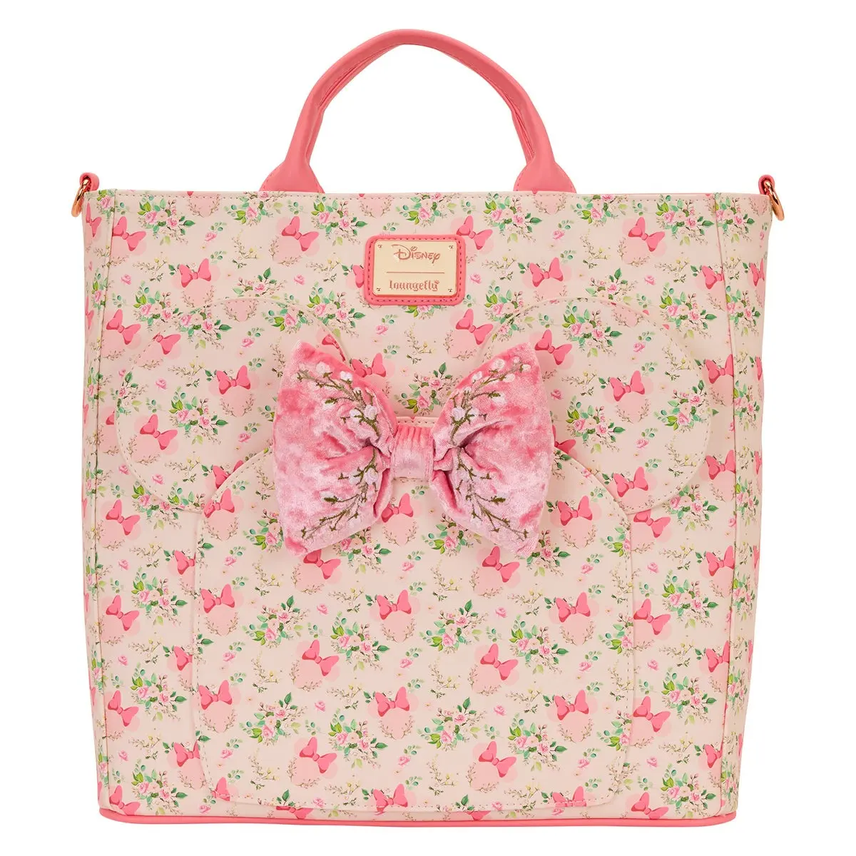 Minnie Mouse Floral Convertible Backpack & Tote Bag Minnie Mouse Floral Convertible Backpack & Tote Bag