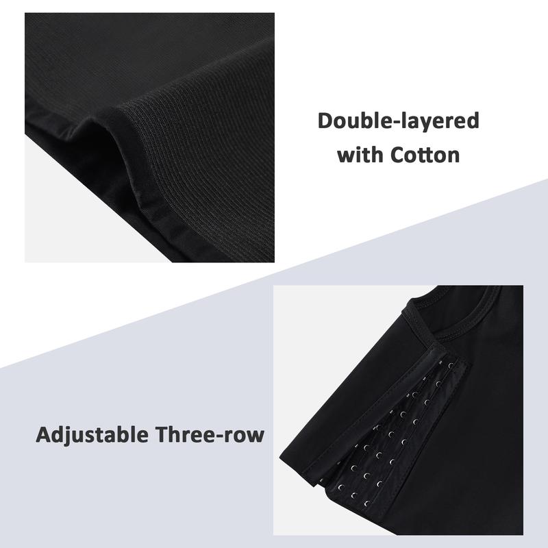 CuteStreet Transgender FTM Chest Binder Adjustable Affordable Breathable and Strong Compression Tank Top Bra Binder