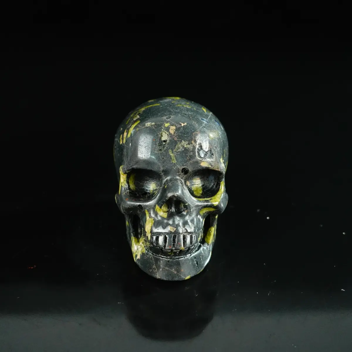 Gift Plum Blossom Jade Skull 2.2inch 3 inch 4.5inch Skull ,Realistic,Crystal Healing,Fine Sculpture