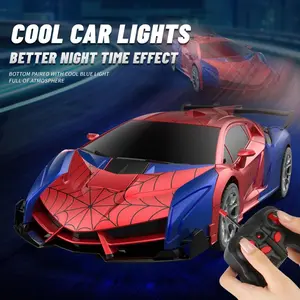 Transforming Remote Control Car Robot, R/C Car Toy, One-Button Deformation, Children's Day Gifts, 1:18 Scale 360°Rotating Drifting, Toys Suitable for Kids Over 3+ Years Old, Educational Toy, Birthday