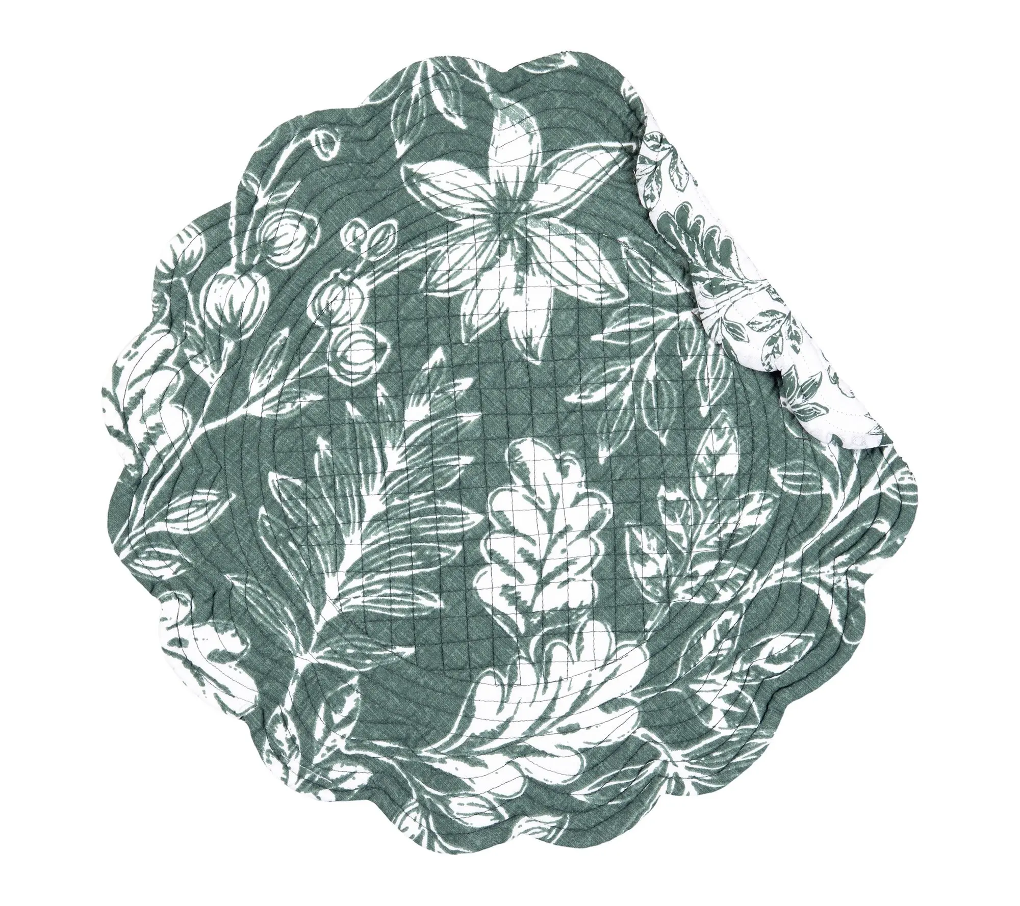 Everview Sage Machine Wash Round Set of 6 Placemats by Valerie