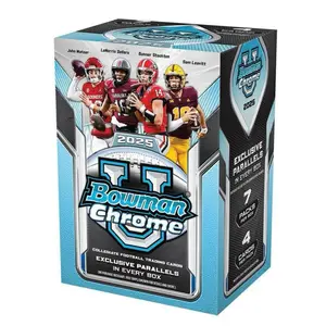 2025 Topps Chrome Bowman U Football Blaster Box