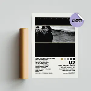 U2 Posters /The Joshua Tree Poster The Joshua Tree, Album Cover Poster, Print Wall Art, Poster No Frame , Home Decor
