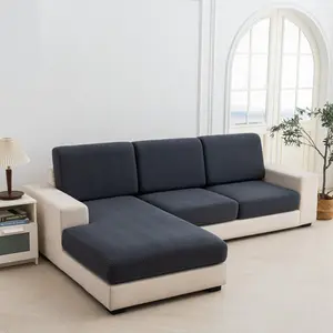 Universal Sofa Seat Cushion Cover, Sofa Couch Covers, Soft Thick Elastic Furniture Protector, Waterproof Stain Resistant Cat Scratch Proof