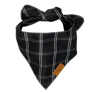 Remy+Roo | Tux | Dog Bandanas | Cameron Christmas Dog Bandanas | Adjustable Sizing | Trendy Designs | Durable and Sustainable | pet neck accessory