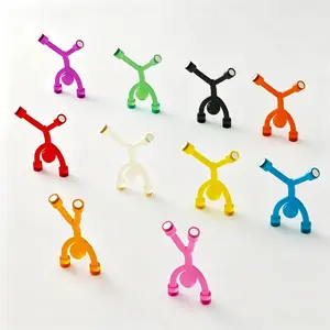 Magnetic Little People Stress-Relief Toy | Mini Colorful Magnetic Figures: Versatile & Educational | Strong-Magnet Wall Climbers