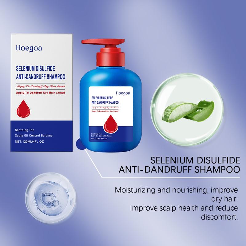 Selenium Sulfide Shampoo –Deep Scalp Cleanser, Lightweight & Volumizing Hair Wash, Leaves Hair Fresh, Soft & Shiny