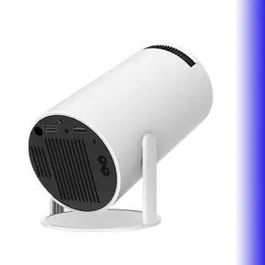 Mini Projector with WiFi and Bluetooth, 4K Support Smart Portable Projector Auto Keystone , Air Mouse Remote, Voice Control, 180 Degree Rotation, Home Video Proyector Android 11