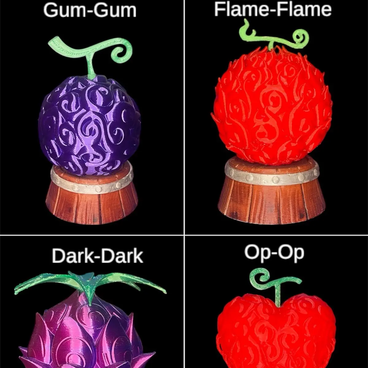 3D Printed Devil Fruits