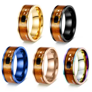 NFC Smart Ring for Men & Women - Programmable NTAG213 Chip, Stainless Steel Cyberpunk Ring for Phone Control, Contactless Payment, Social Media Share, Tech Gift Idea