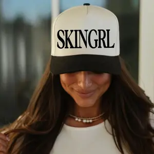 Skin Girl Trucker Hat Trendy Esthetician Merch Gifts For Esthetician Trendy Womens Baseball Cap Beauty Industry Gift VSCO Aesthetic Hats