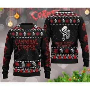 Cannibal Corpse Butchered At Birth Christmas Winter Holidays Ugly Sweater