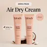 Zero-Frizz Air Dry Cream DUO - Kitsch Smoothing Styling Cream with Castor Oil - 24-Hour Frizz Control - For Natural Textures