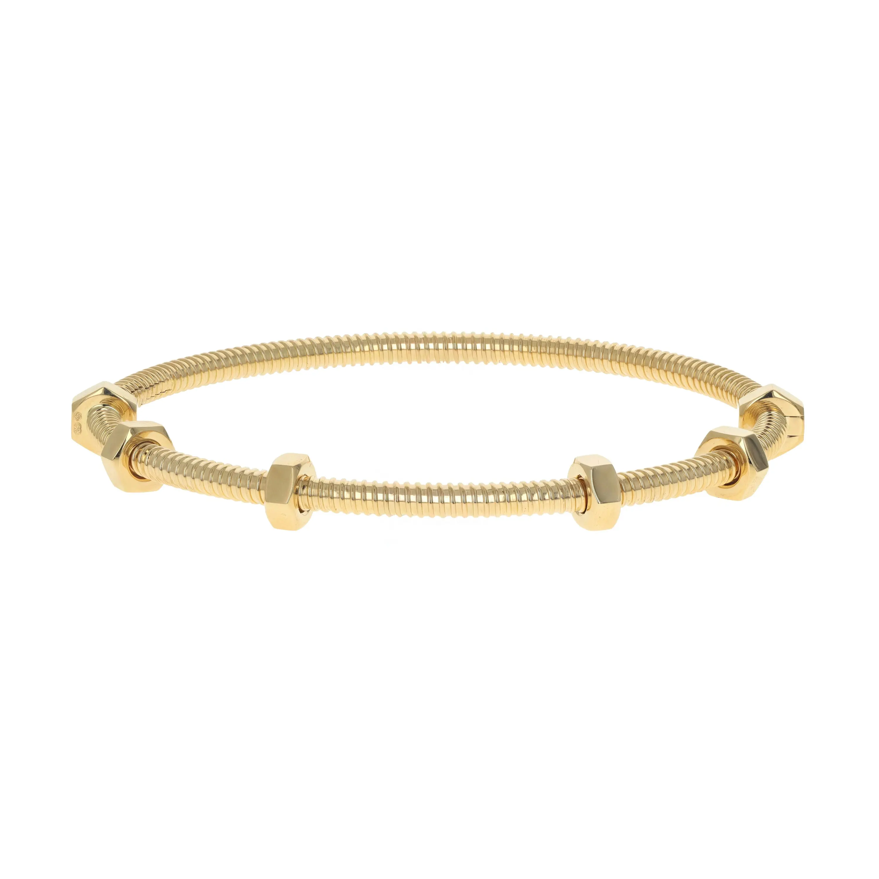 Pre-owned Cartier Ecrou de Bracelet Size 18