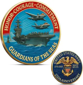 Independence Day 1776–2026 Coin, 250 Years USA Anniversary Metal Coin Collectible, Patriotic Gift for Coin Collectors American History Fans