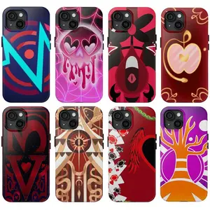 Hazbin Hotel Season 2 Phone Case Trendy Movie Phone Case Compatible for iPhone 17Air 16Promax 15 14 13 12 11 and for Samsung S21-S25 Perfect Gift for Movie Fans Women Men