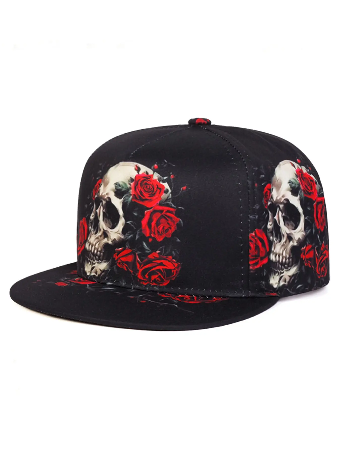 2026 Fashion Flat brimmed Hat Printed Skeleton Personalized Print Fitted Baseball Hat, Caps with designs, Street Hip Hop Hat Outdoor Skateboarding Hat Daily Commuting Hat Male Female Casual Sunshade Hat Cap