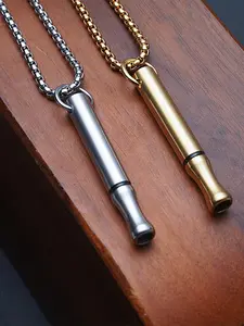 An anti anxiety and stress relieving meditation breathing adjustable necklace, Stainless Steel Necklace, with five colors suitable for daily wear, vacation dates, and other occasions. It is also a surprising and exquisite small gift.
