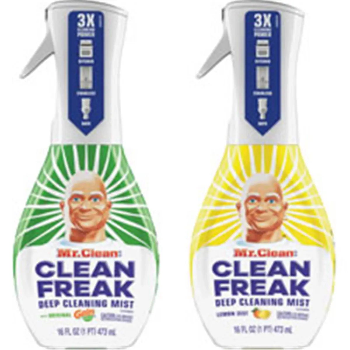 212 MAIN Procter & Gamble Commercial Mr. Clean Lemon Zest Deep Cleaner Spray, Household Multi-Surface Multi-Color Mist