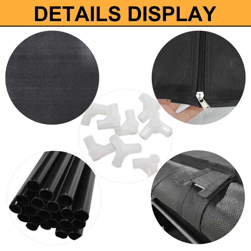 UDEAR 10 Tier Shoe Rack 9 Grids with Dustproof Cover,adjustable standing shelf, high storage rack, dustproof stackable, freestanding shoes organizer, plastic, metal, black, installation, water proof