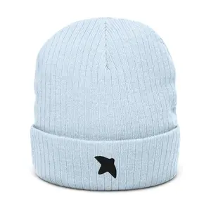 Jrny Nrth Soaring Bird Indigo Beanie by Freedom - Soft and Cozy, Light Blue Cuffed Design for Versatile Winter Styling