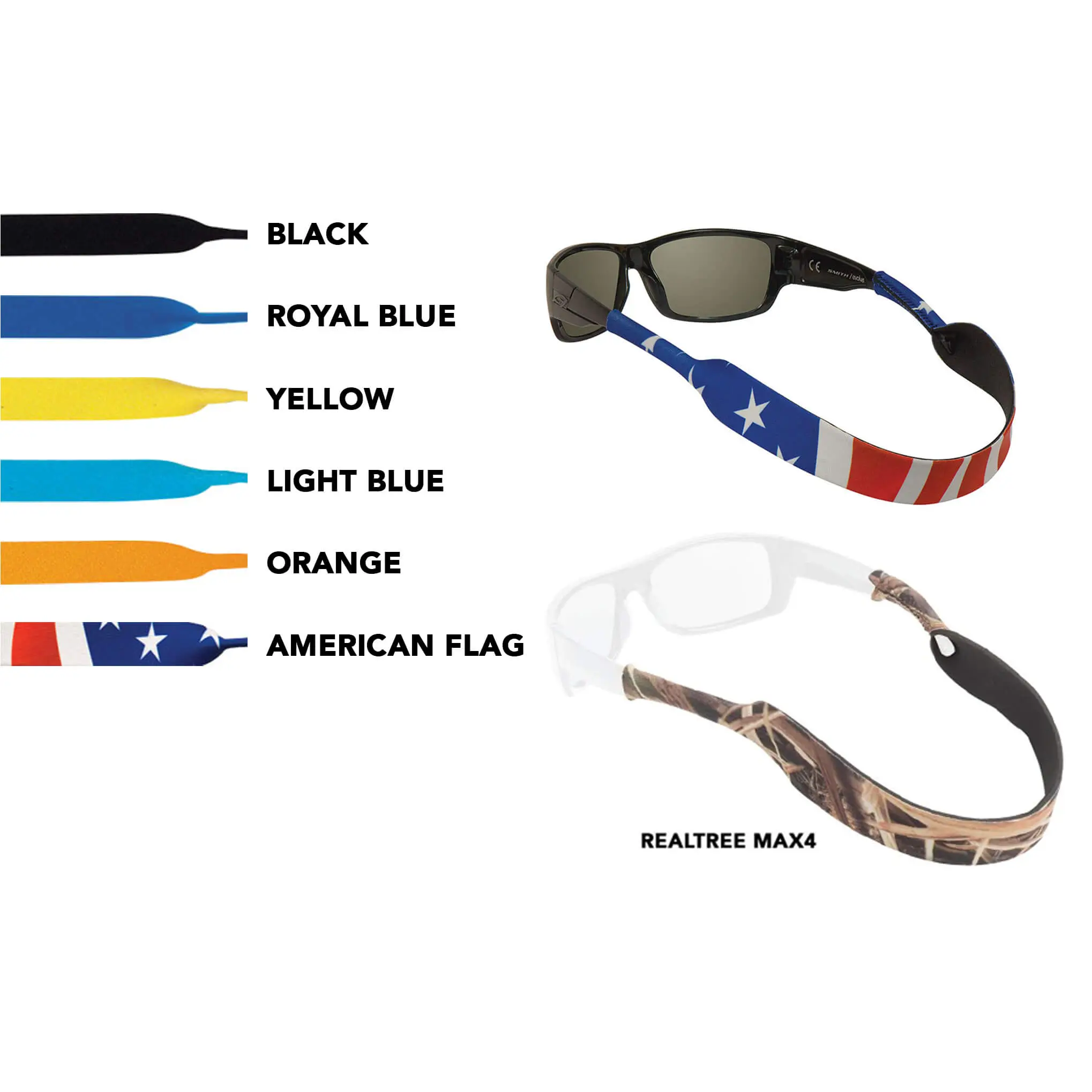 Camo Neoprene Eyewear Retainer, Unisex Floating Glasses Strap, Adjustable & Quick-Drying for Water Sports