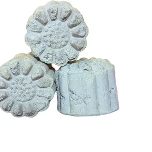 clay como tornasol in form of flor made in Mexico 1pz caolin coco