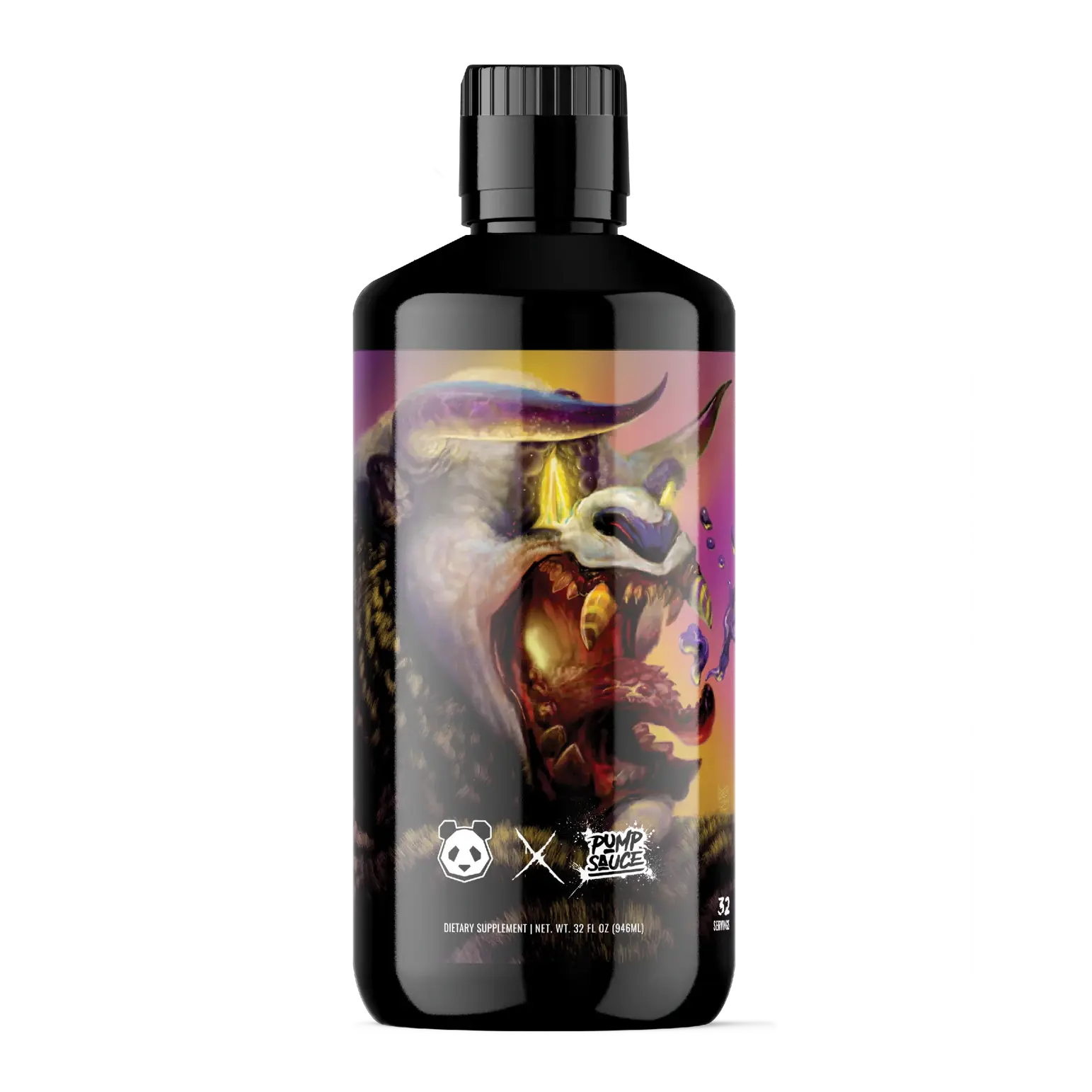 Panda Supps X Pump Sauce Collaboration Liquid Pre Workout - PANDA SAUCE