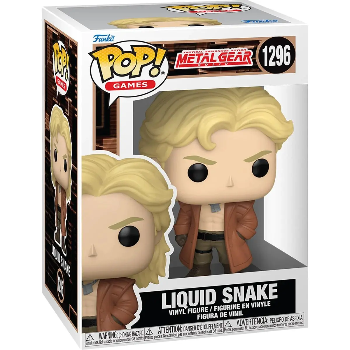 Metal Gear Solid Liquid Snake Funko Pop! Vinyl Figure #1296
