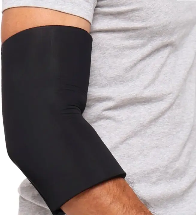 Elbow Ice Pack Wrap, Tennis Elbow Compression Sleeve, Women & Men | Reusable Gel Cold Compression Therapy Soothes Golfers Elbow, Tendonitis and Cubital Tunnel , Flexible Slip-On Sleeve