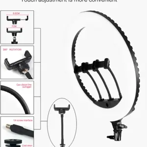 Photography 18 inch Ring Light LED Large Selfie Video with Remote Control ,Tripod Stand ,Phone Clip ,YouTube Live streaming ,Lighting Photo Studio ,Videography Equipment ,Photographic Kit ,Vlogging Kit ,Livestream Softbox