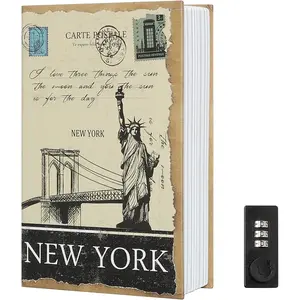 Diversion Book Safe Storage Box, Safe with Combination Code, Safe Containers for ,  Documents or Valuables,
