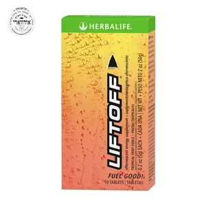 Herbalife Liftoff Tropical FruitForce Effervescent Tablets –  10 tablets Tropical Fruit Flavor with B Vitamins, Vitamin C & Panax Ginseng