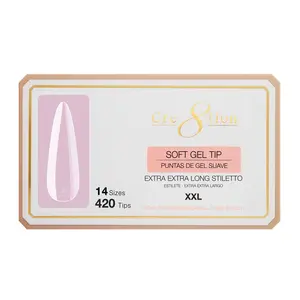 Cre8tion Soft Tips- STILETTO EXTRA EXTRA LONG