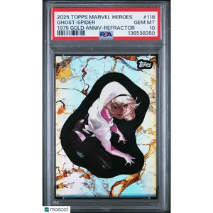 2025 Topps Marvel Comic Book Heroes 1975 Ghost-Spider #118 PSA 10