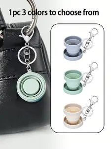 Colorful Silicone Foldable Water Cup, Portable Anti-Drop Expandable Cup, Ideal for Outdoor Travel, Ad Gifts, Office Use, Durable and Compact, Silicone Cups
