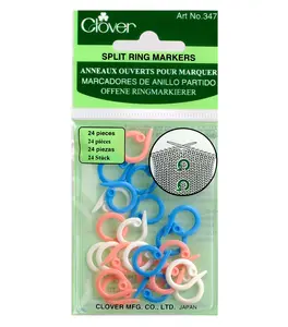 Clover Split-Ring Stitch Markers